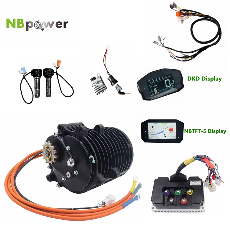 Mid Drive Motor Kit 72V 3000W - QS138 70H V3 3000 Вт двигатель