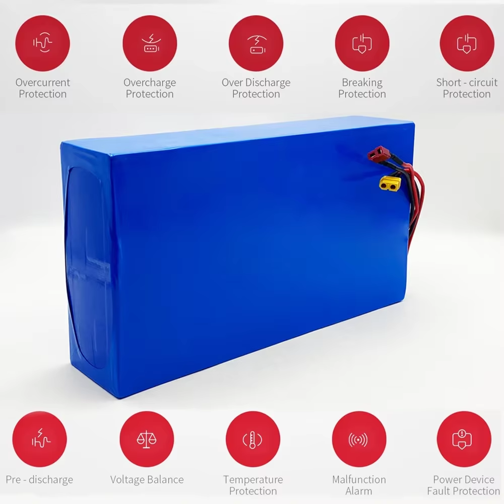 60V 30Ah Electric Scooter Battery - Литий-ионный аккумуляторный блок 18650, 60В, 16S8P,