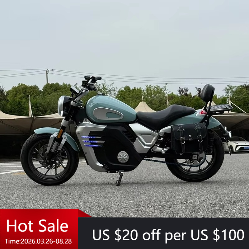 Электрический мотоцикл Retro P – обзор и цена 72V 5000W Electric Motorcycle