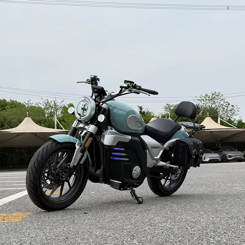 Электрический мотоцикл Retro P – обзор и цена 72V 5000W Electric Motorcycle