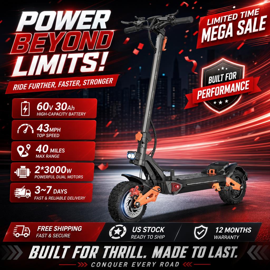 Электросамокат FREEBOY H9 для  – обзор и цена 60V 30Ah Electric Scooter Battery