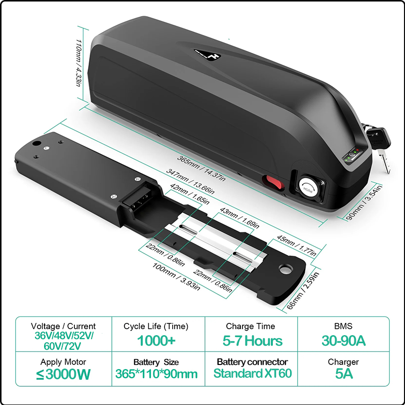 Аккумулятор для электровелосип – обзор и цена 60V 30Ah Electric Scooter Battery