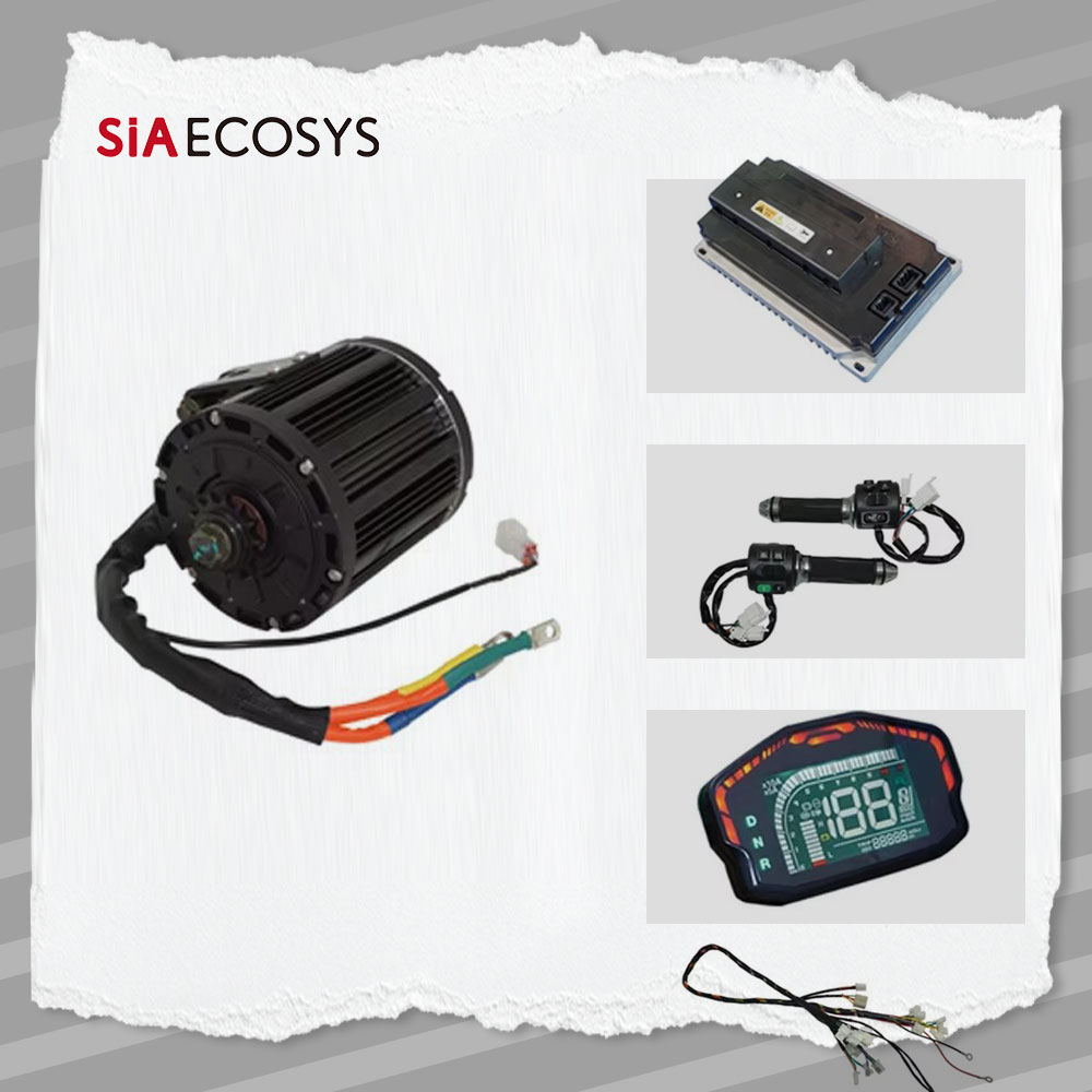 QS138 90H Комплект двигателя с – обзор и цена Electric Motorcycle Conversion Kit 72V
