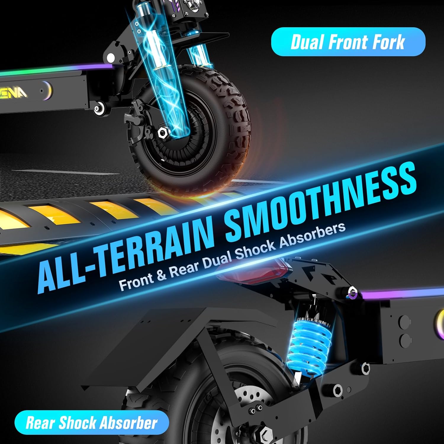 Электросамокат ONECNA GT7 5600 – обзор и цена 60V 5600W Dual Motor Electric Scooter