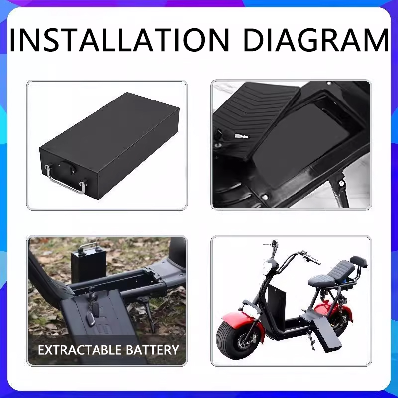 Литиевая аккумуляторная батаре – обзор и цена 60V 30Ah Electric Scooter Battery